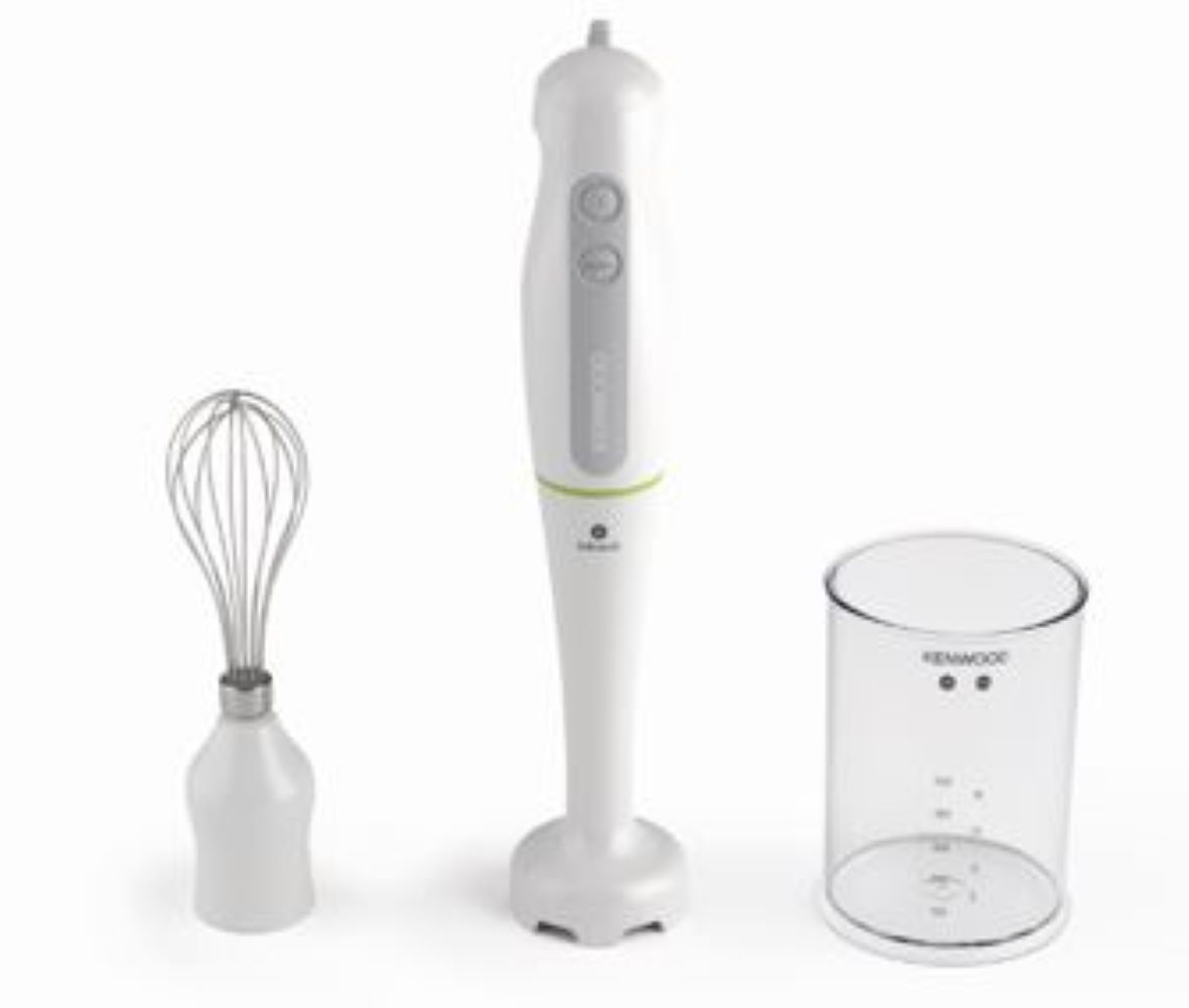 KENWOOD HAND BLENDER 600W HDP102WG W6.9XD7.1XH36.8 CM WHITE