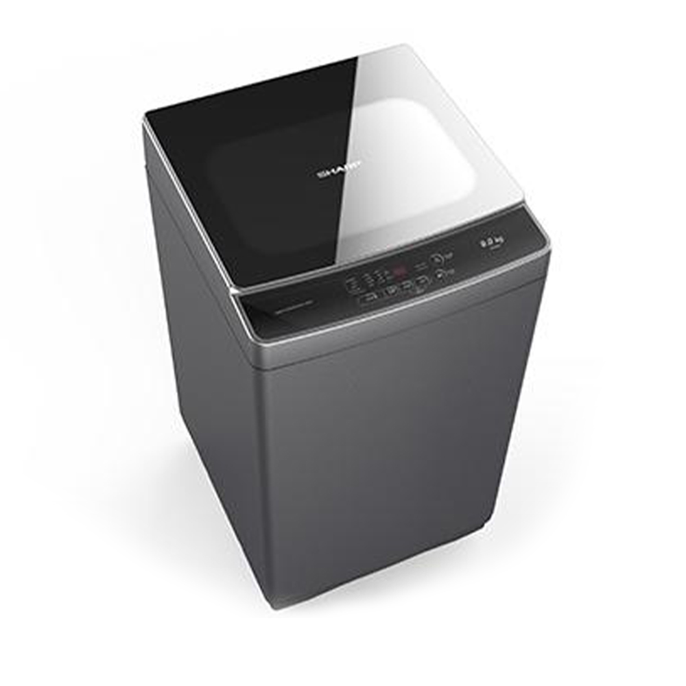 SHARP TOPLOAD WASHING MACHINE ESX858 8KG D.SILVER