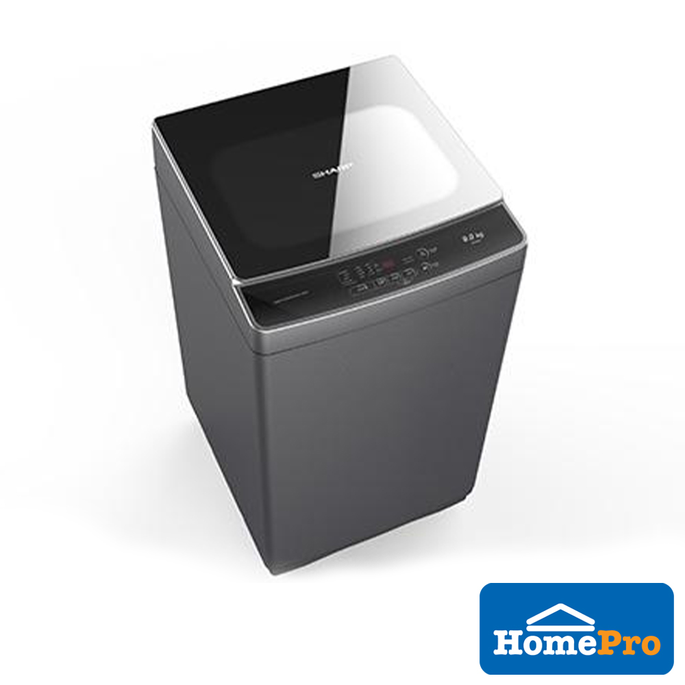 SHARP TOPLOAD WASHING MACHINE ESX858 8KG D.SILVER