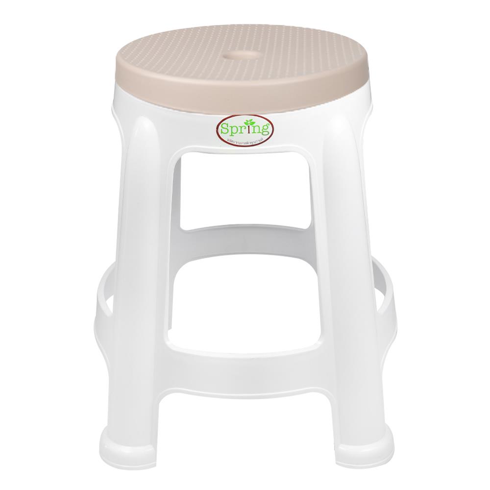 PLASTIC STOOL SPRING BEST CHAIR BROWN