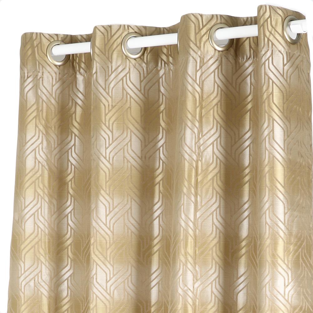 HLS SLUR EYELET CURTAIN 140x220 BROWN