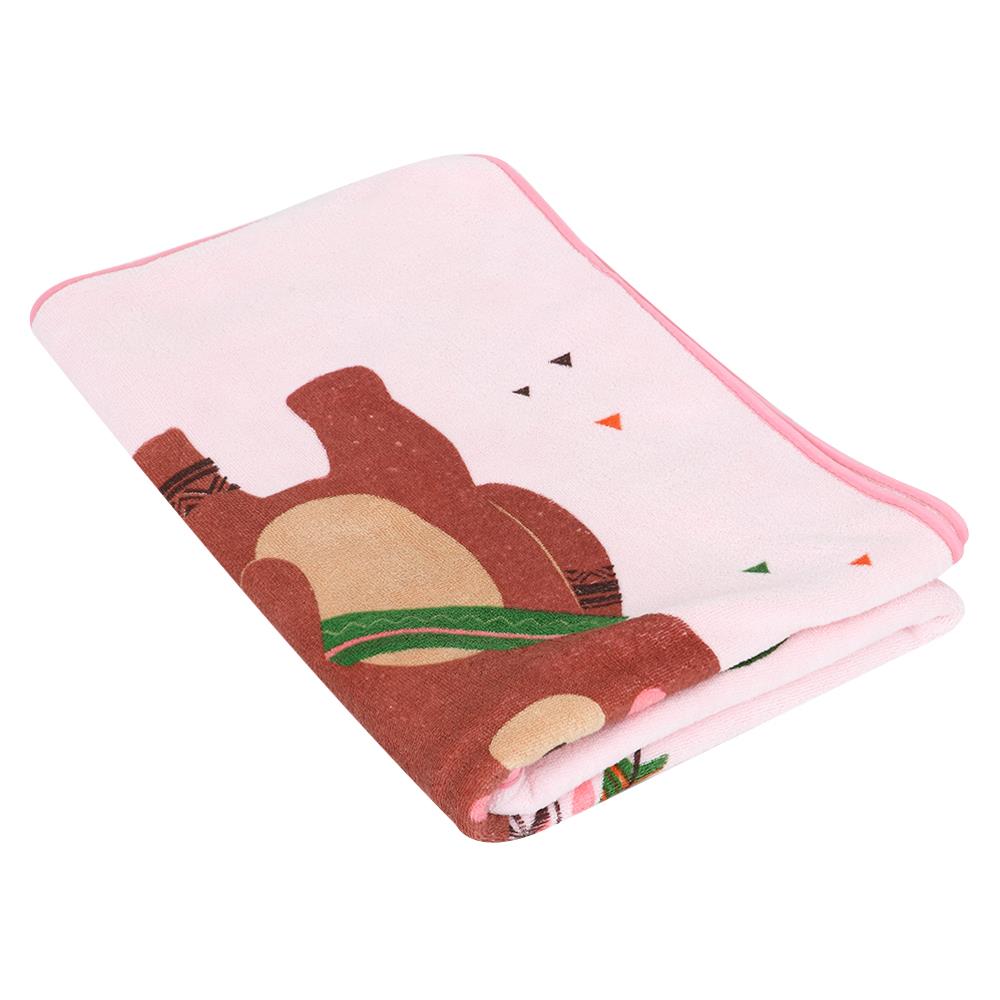 HLS KIDS TOWEL 27X54 CAMP PINK