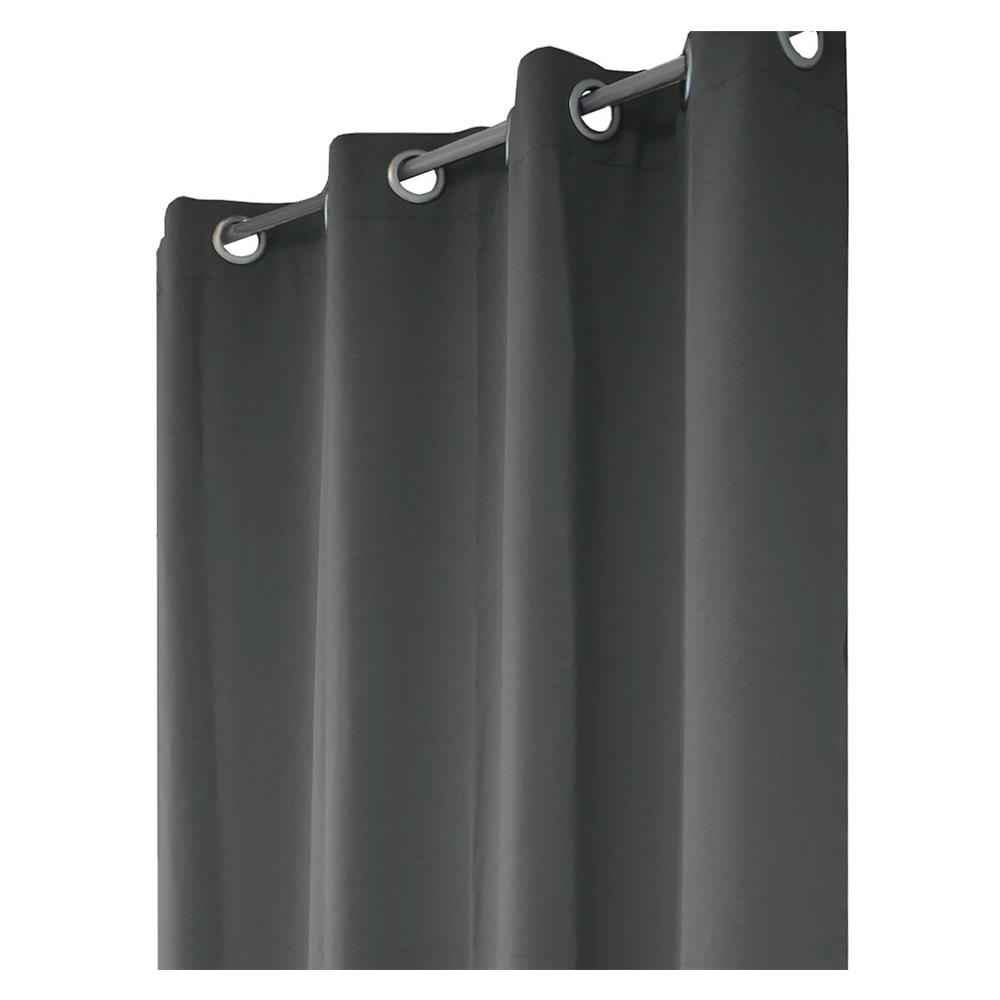 HLS ZAFA UV EYELET CURTAIN130x180 GREY