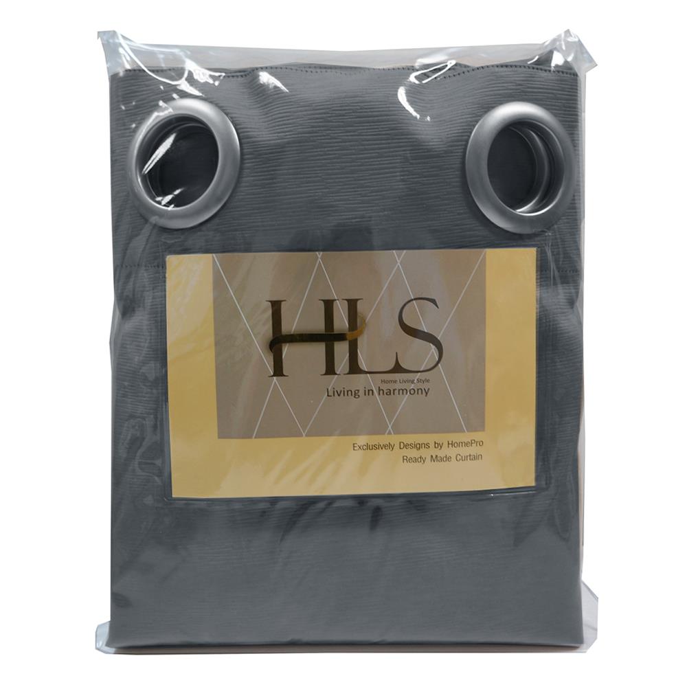 HLS ZAFA UV EYELET CURTAIN130x180 GREY