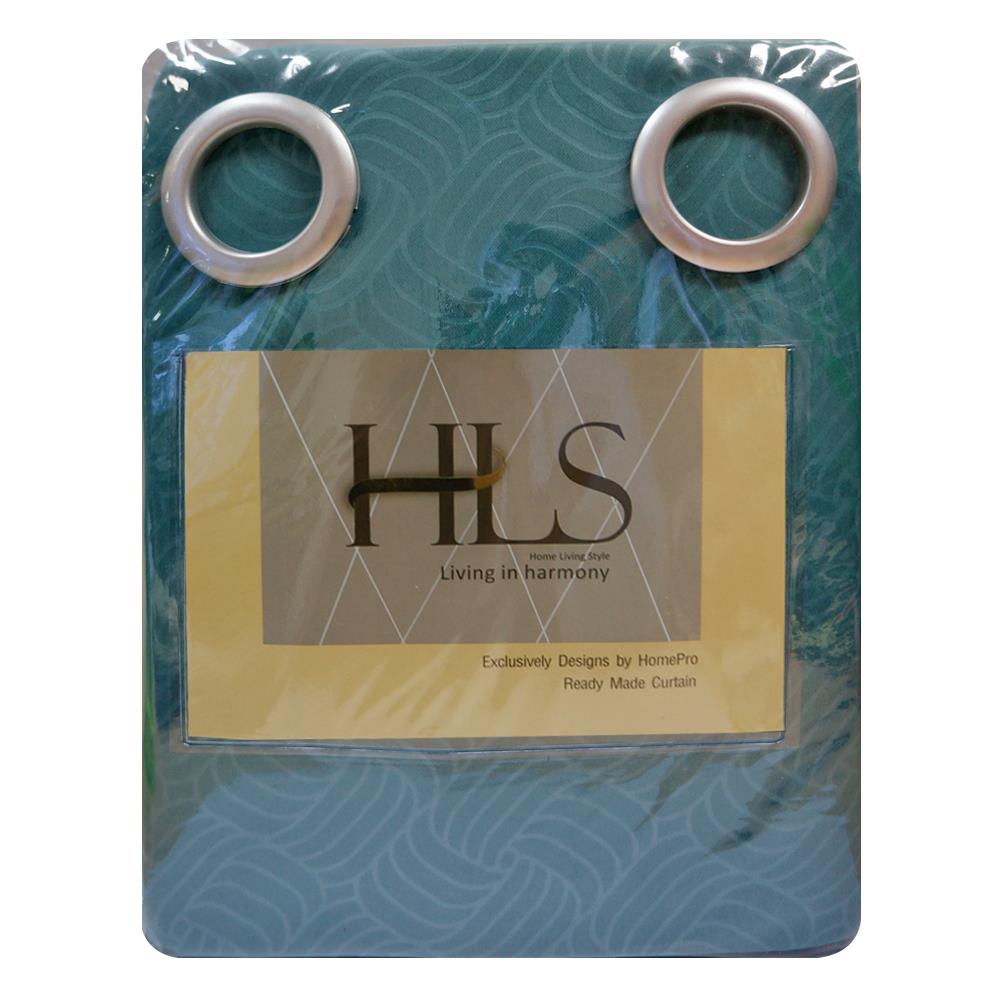 HLS KIARA UV EYELET CURTAIN 130X220 GREEN