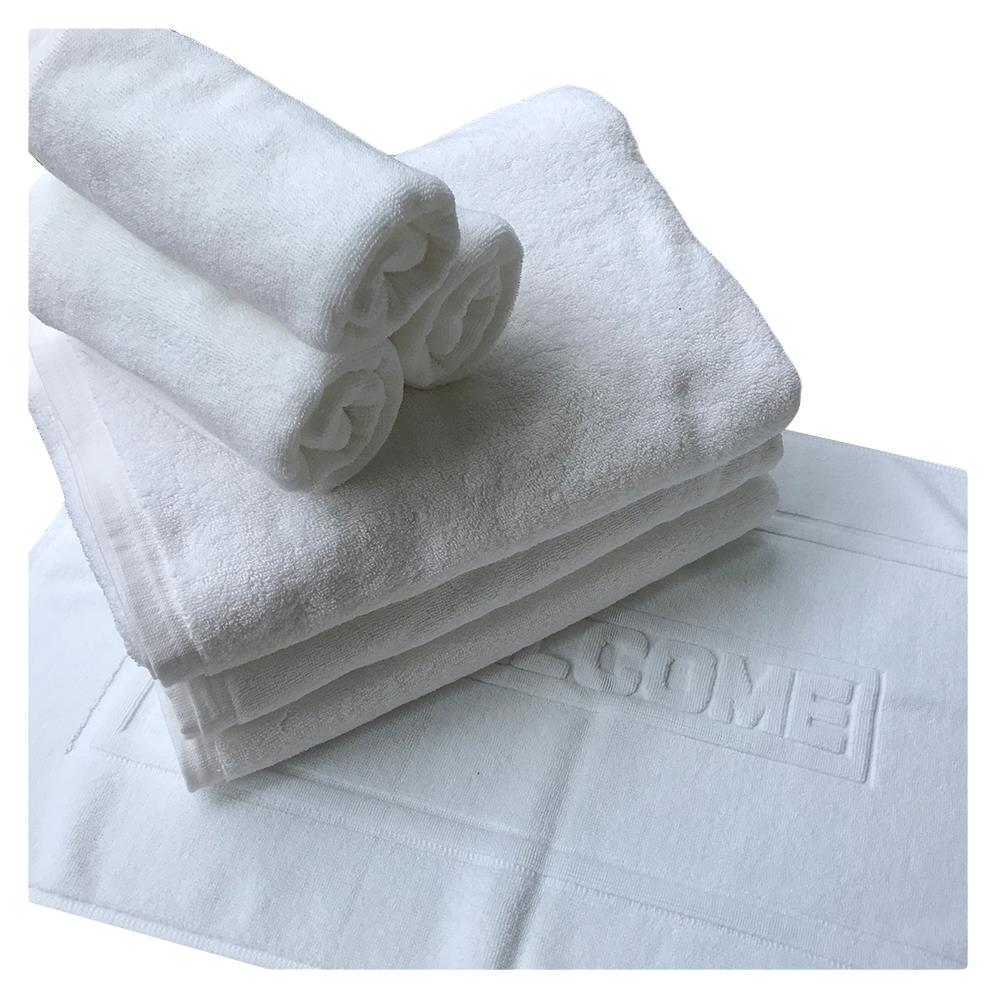 BATHMAT HOME LIVING STYLE HOTEL CHOICE 18X28" WHITE