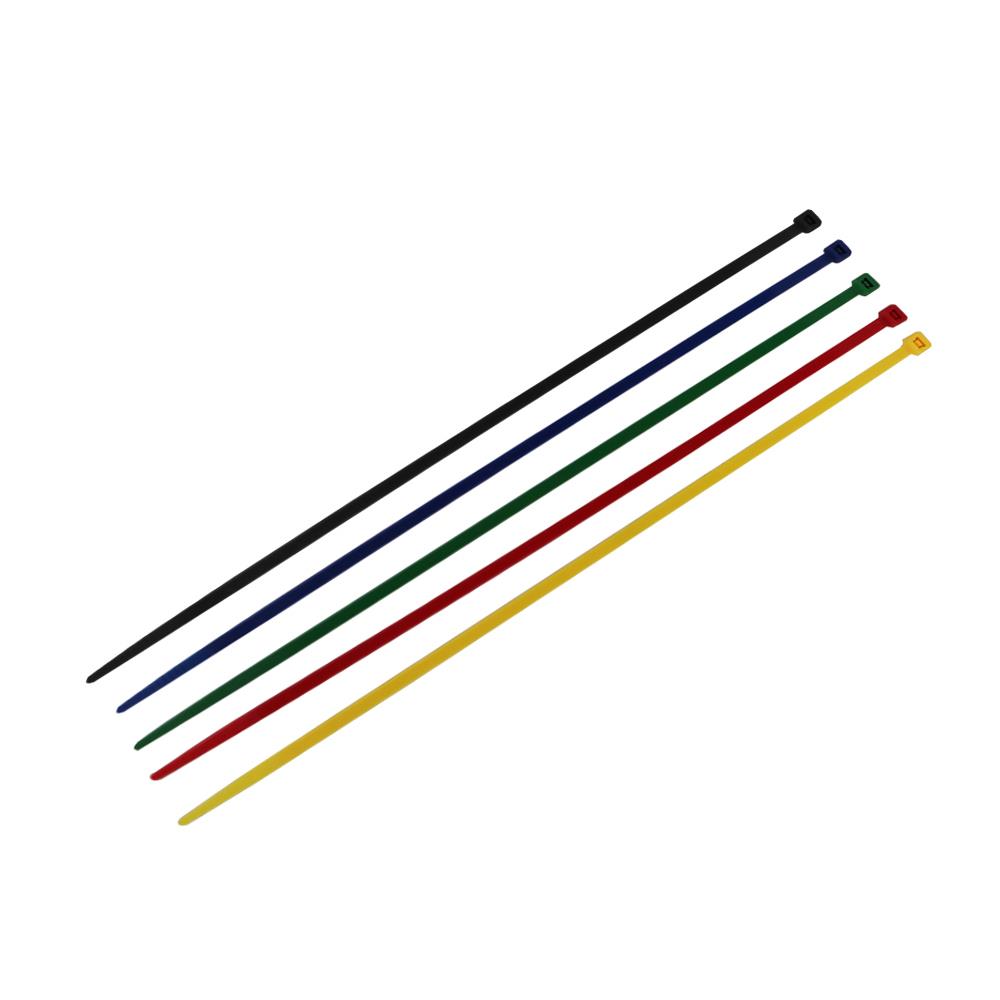 CABLE TIES ELEKTRA 8 Inch 3.6 Millimeter MULTICOLORED (100LINE)