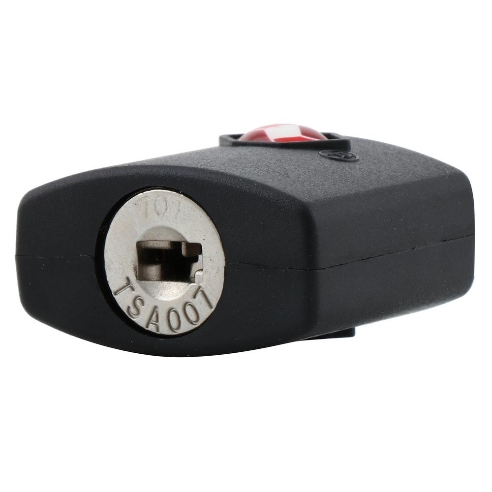 PADLOCK SOLEX TSA K25 27MM BLACK