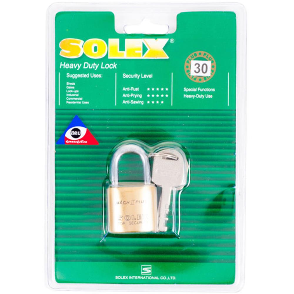 PADLOCK SOLEX MACH2PLUS30 30MM