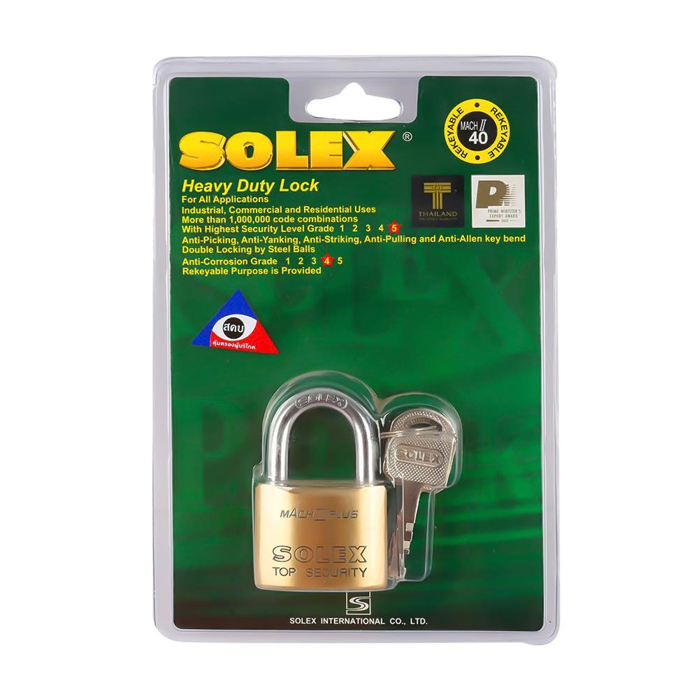 PADLOCK SOLEX MACH2PLUS40 40MM