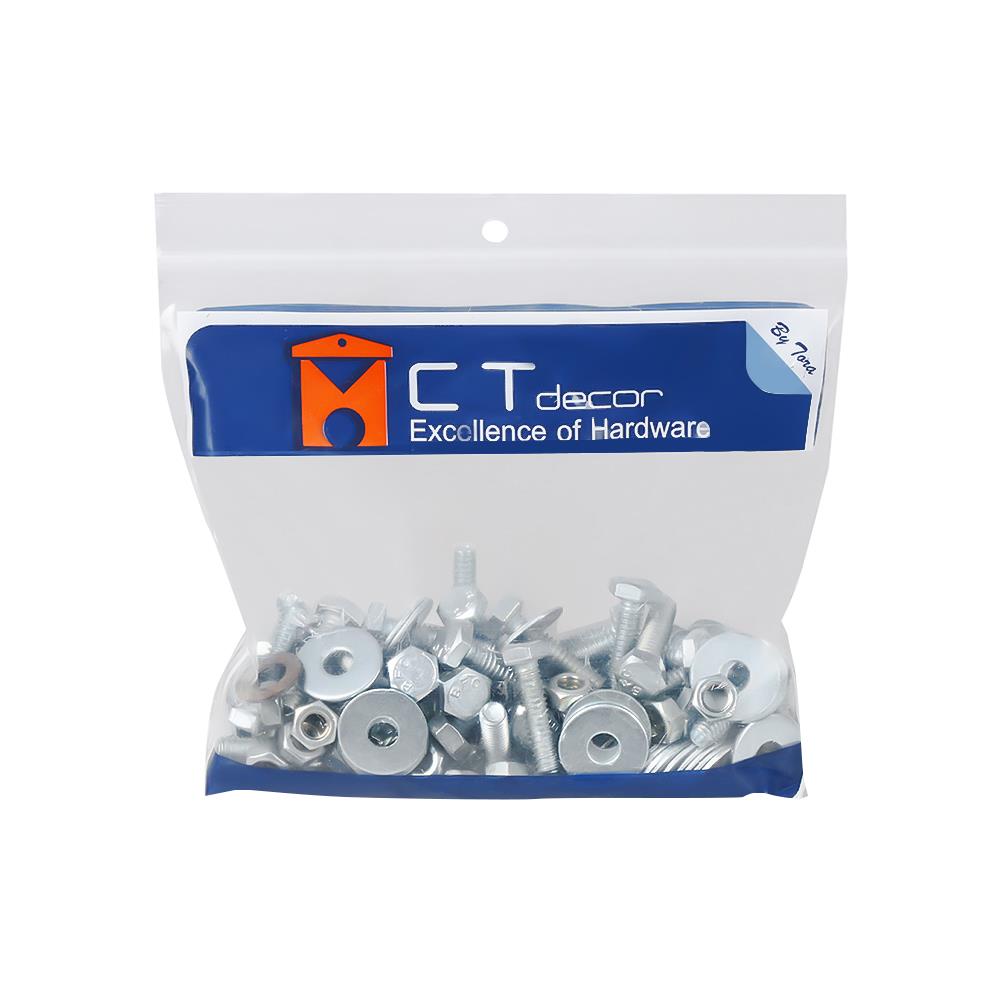 HEX BOLT SET BY TORA 1/4"X1"