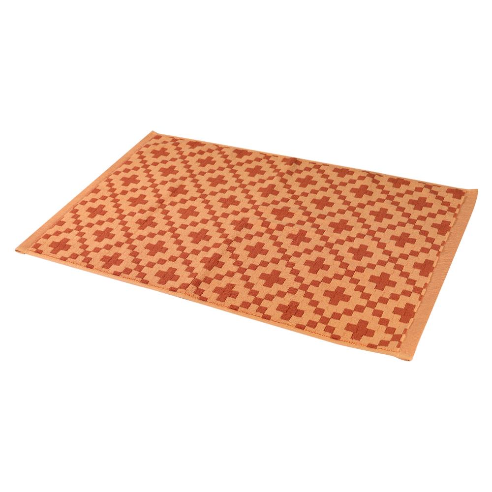 HLS PLUSS TOWEL RUG 17"X28" ORANGE