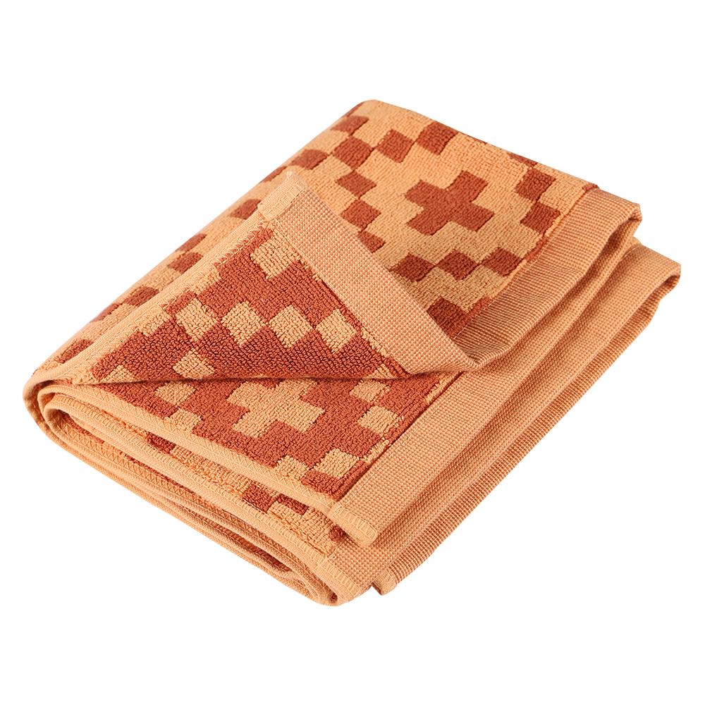 HLS PLUSS TOWEL RUG 17"X28" ORANGE