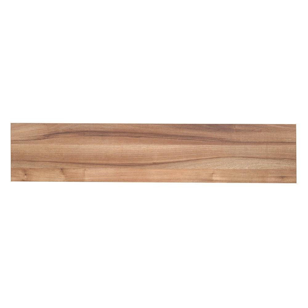 WALL SHELF STACKO 120X24X1.6CM BROWN