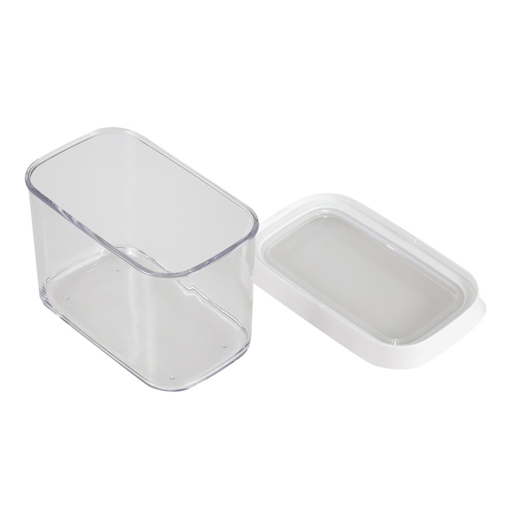 FOOD CONTAINER SQUARE L 1.1L LOC-TITE WHITE