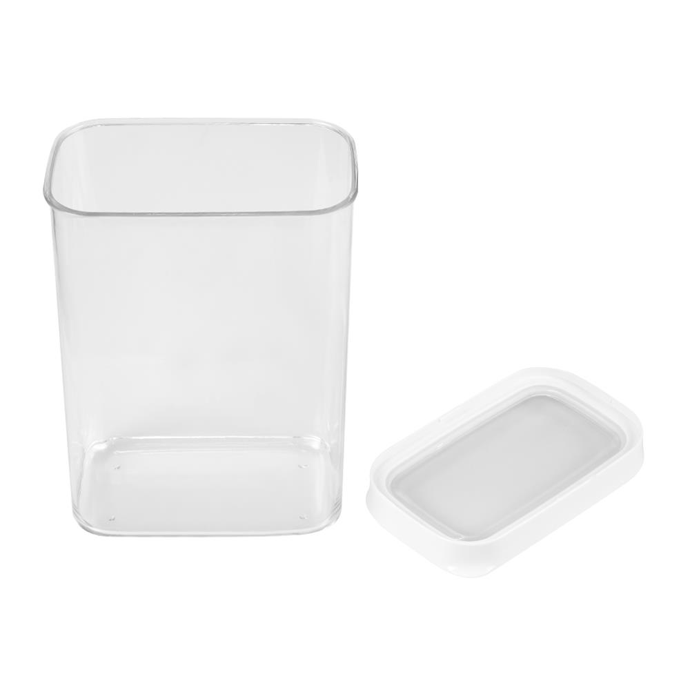 FOOD CONTAINER SQUARE M 2.2L LOC-TITE WHITE