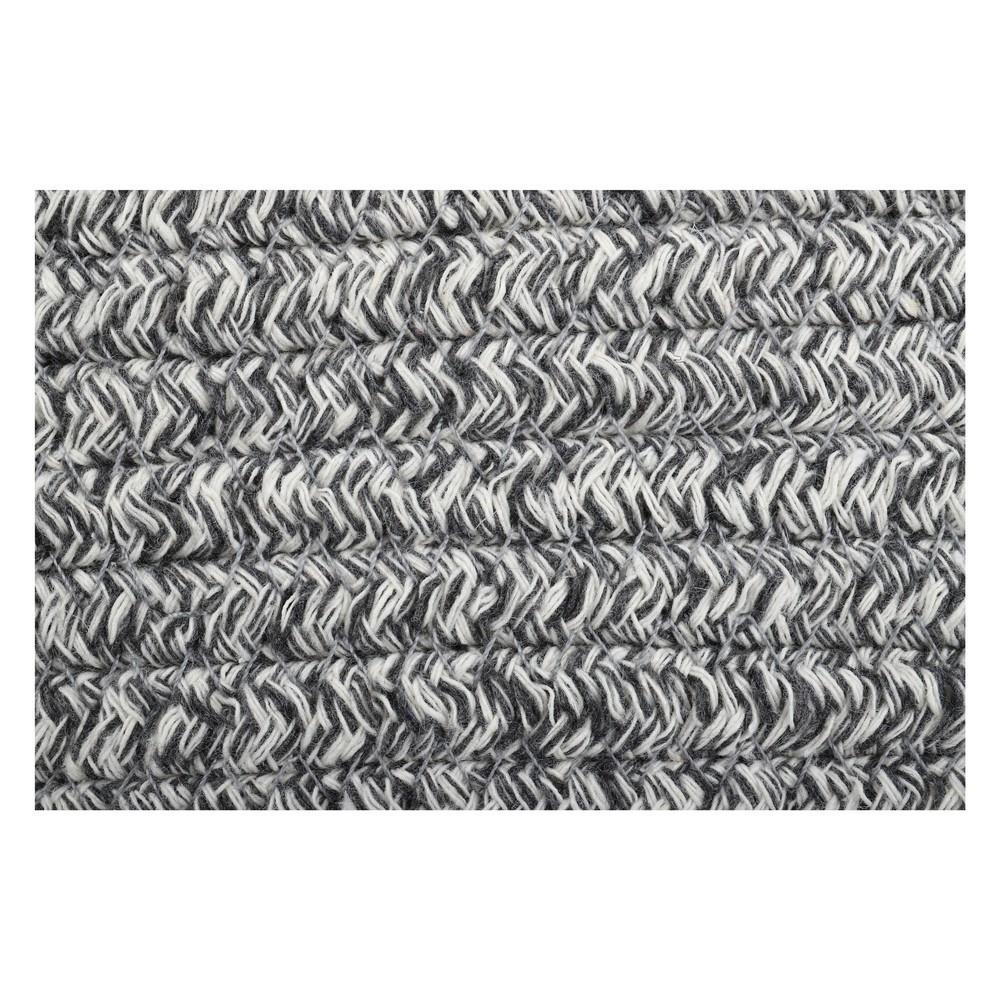 PLIM CLOTH BASKET ROUND ROPE M GREY