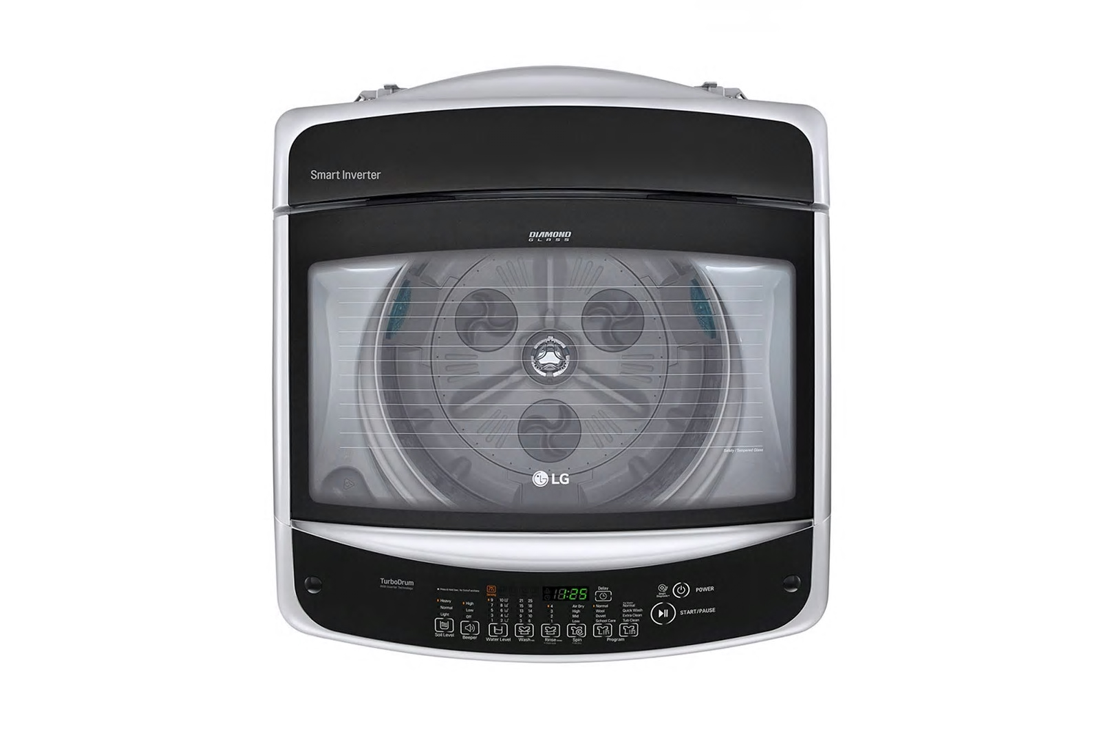 LG TOPLOAD WASHING MACHINE T2515VS2M 15KG SILVER