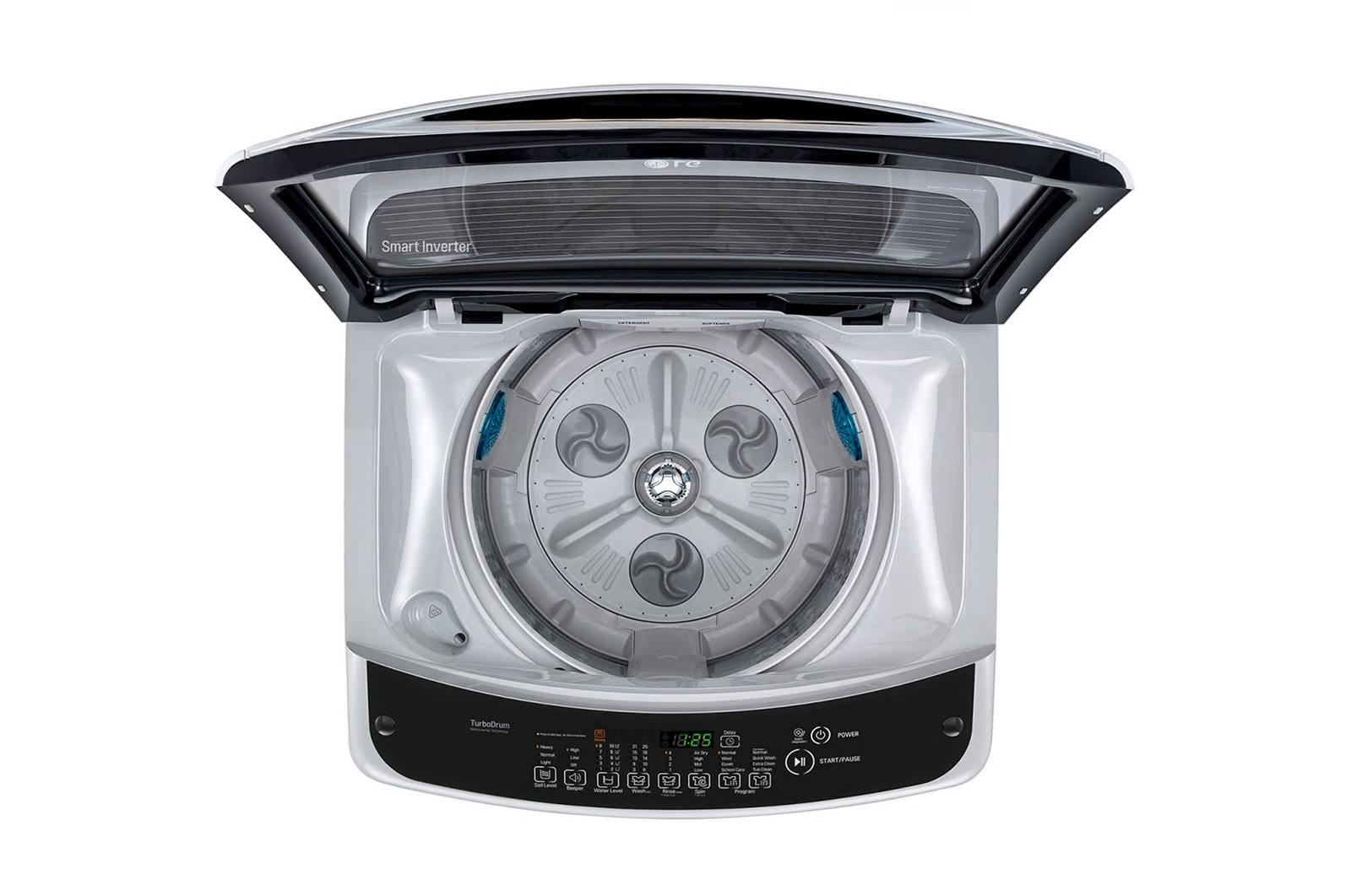 LG TOPLOAD WASHING MACHINE T2515VS2M 15KG SILVER