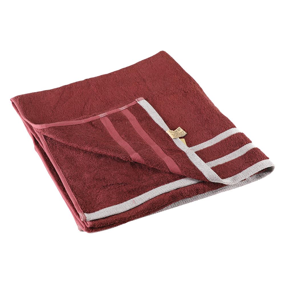 TOWEL HOME LIVING STYLE MARTIN 27X54" MAROON