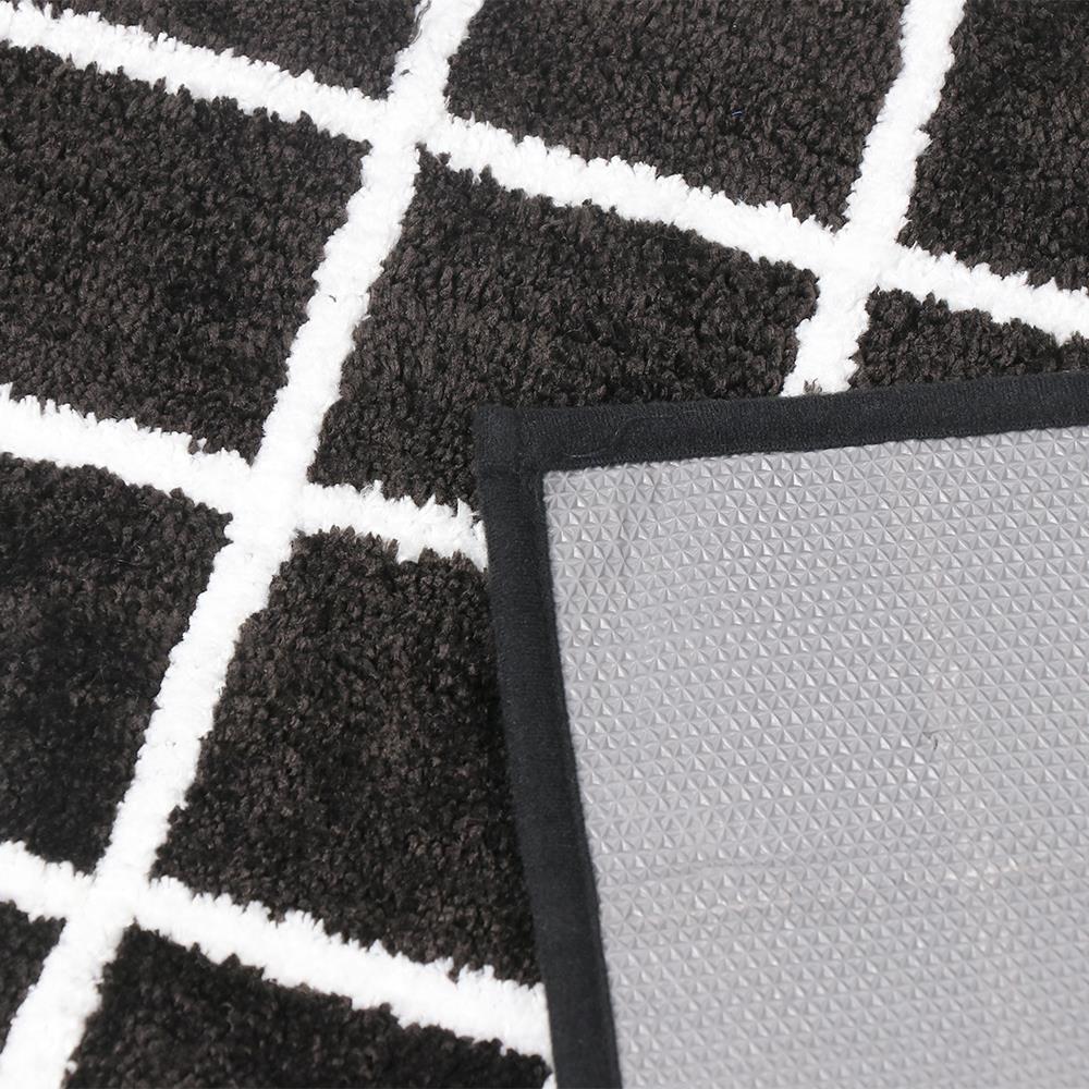 HLS GITTR RUG 45X70 BLACK