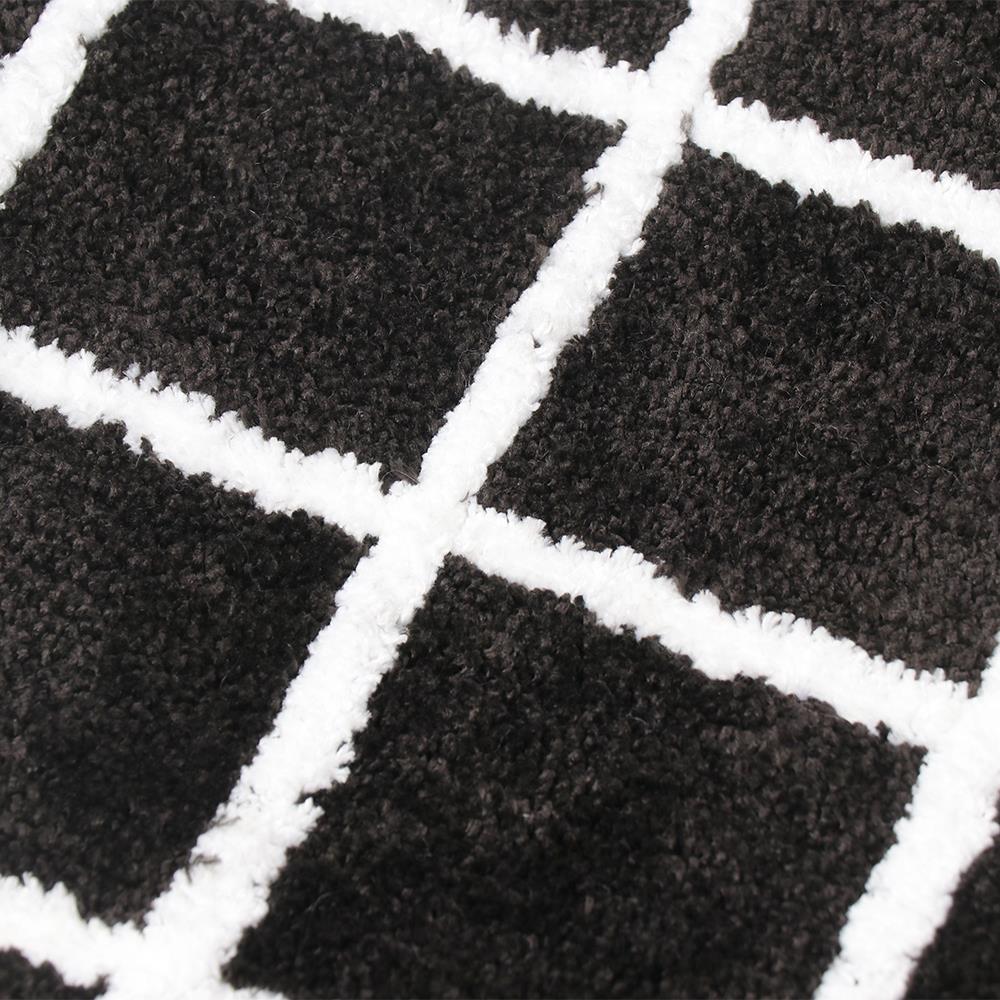 HLS GITTR RUG 45X70 BLACK
