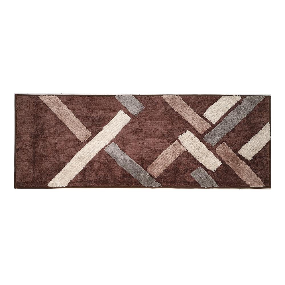 RUG HOME LIVING STYLE SPARK 45X120CM BROWN
