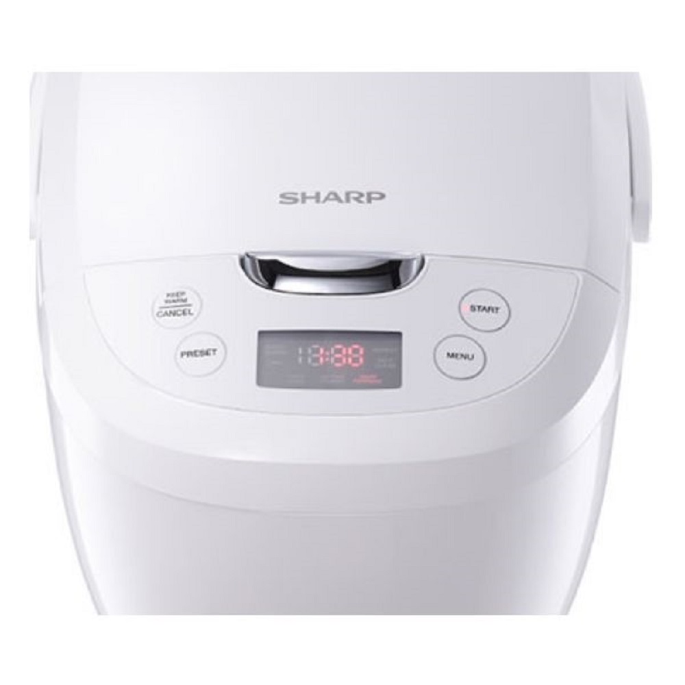 SHARP RICE COOKER DIGITAL KSE185WH 1.8L WHITE