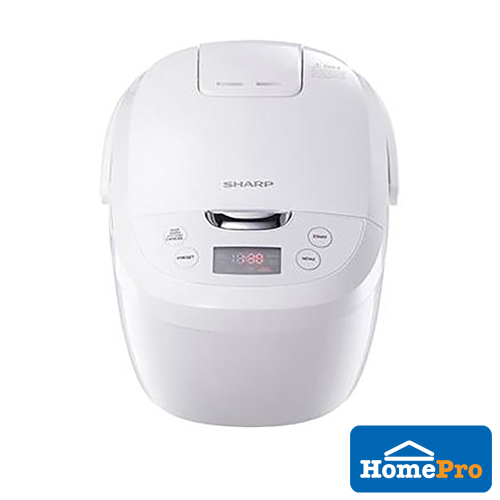 SHARP RICE COOKER DIGITAL KSE185WH 1.8L WHITE