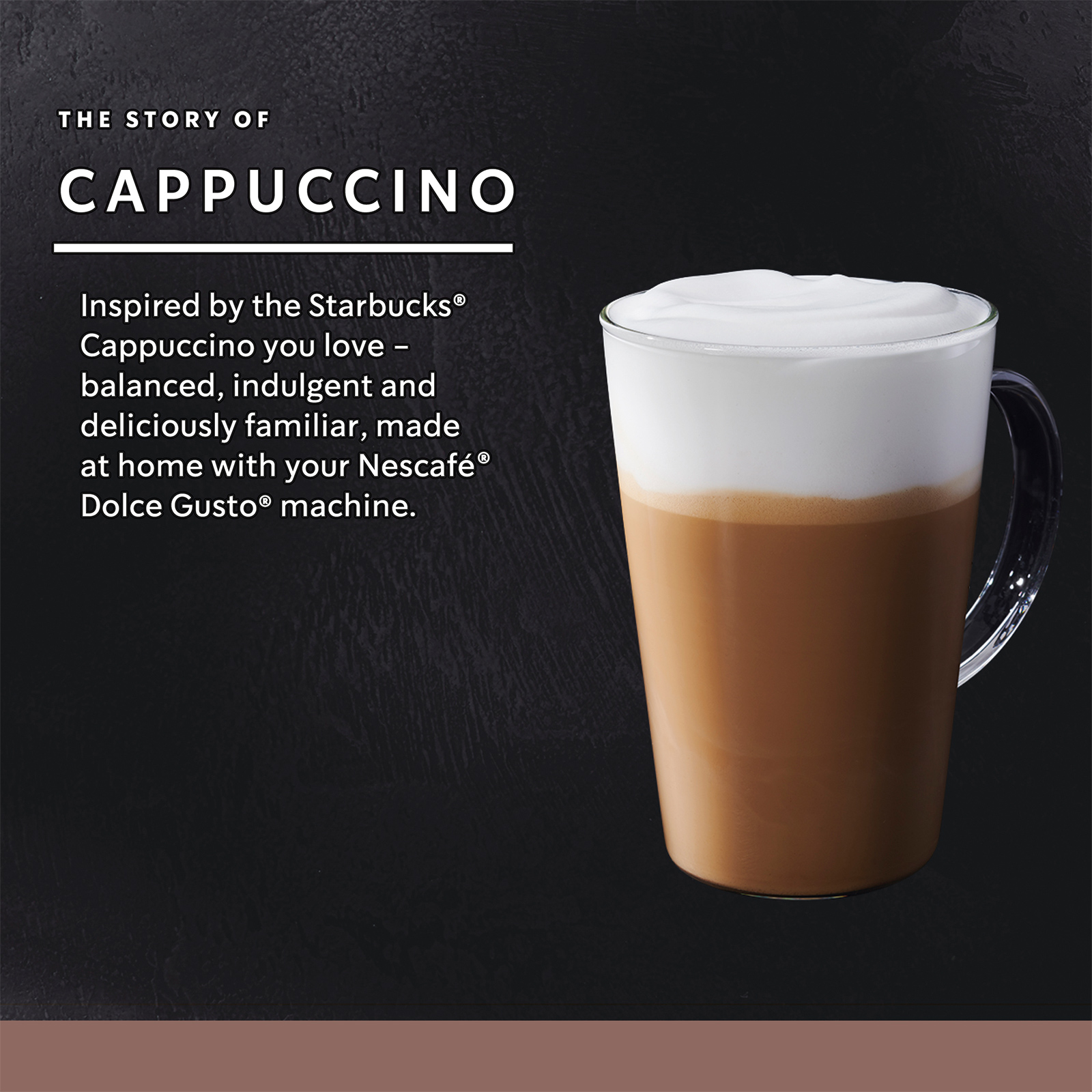 NDG STARBUCKS CAPPUCCINO 6CUPS