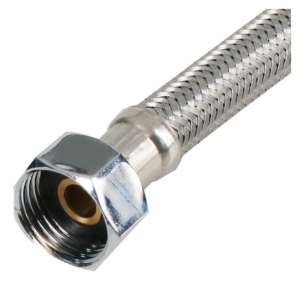 HOT AND COLD WATER INLET HOSE RASLAND RA 40400 16IN STAINLESS STEEL