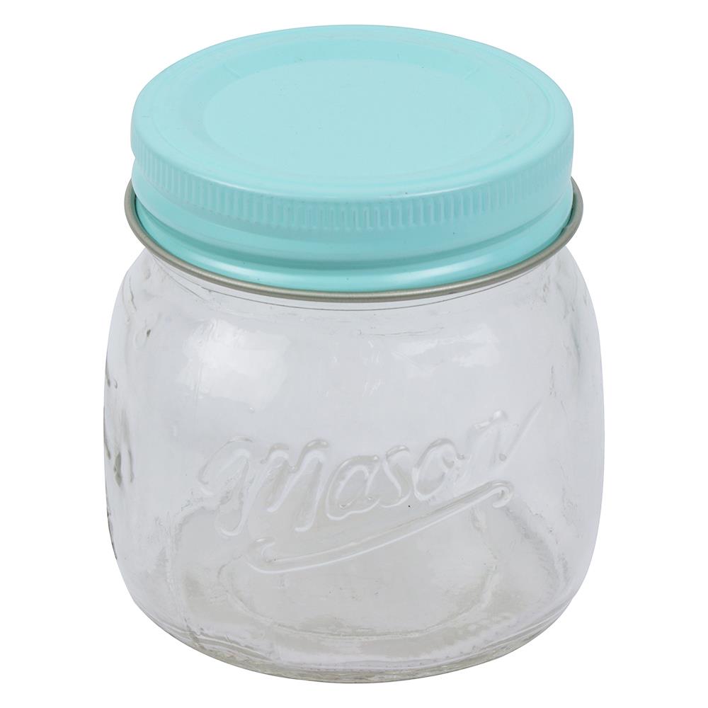 CANISTER GLASS 0.25L RD SCREWLID HL-6080