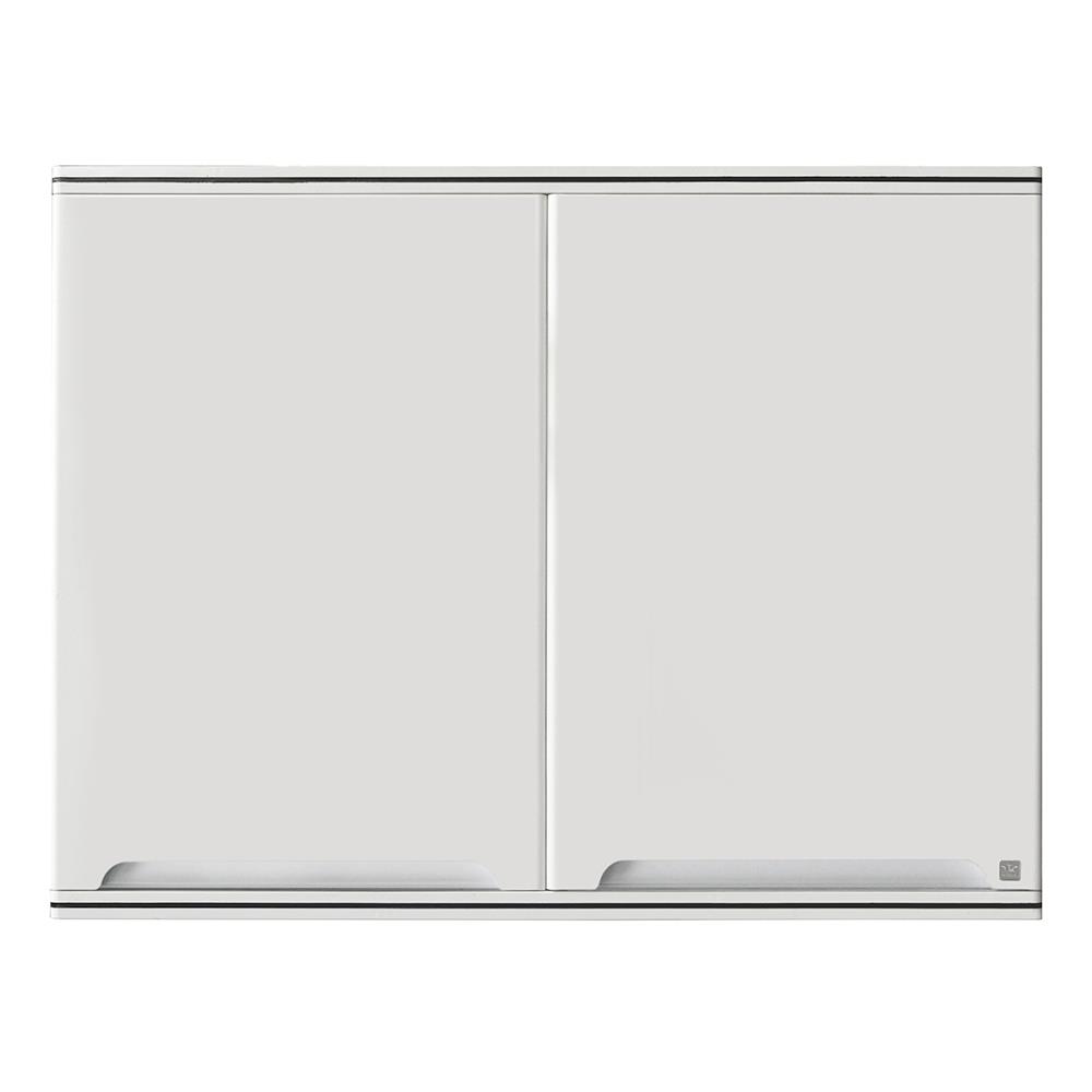 ABS DOUBLE WALL CABINET KING PLAT-CURVE 90X67.8CM WHITE