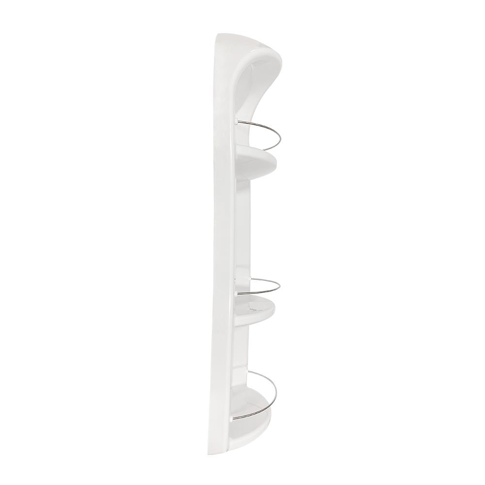 3-TIER CORNER SHELF NAPA MICKY3 WHITE