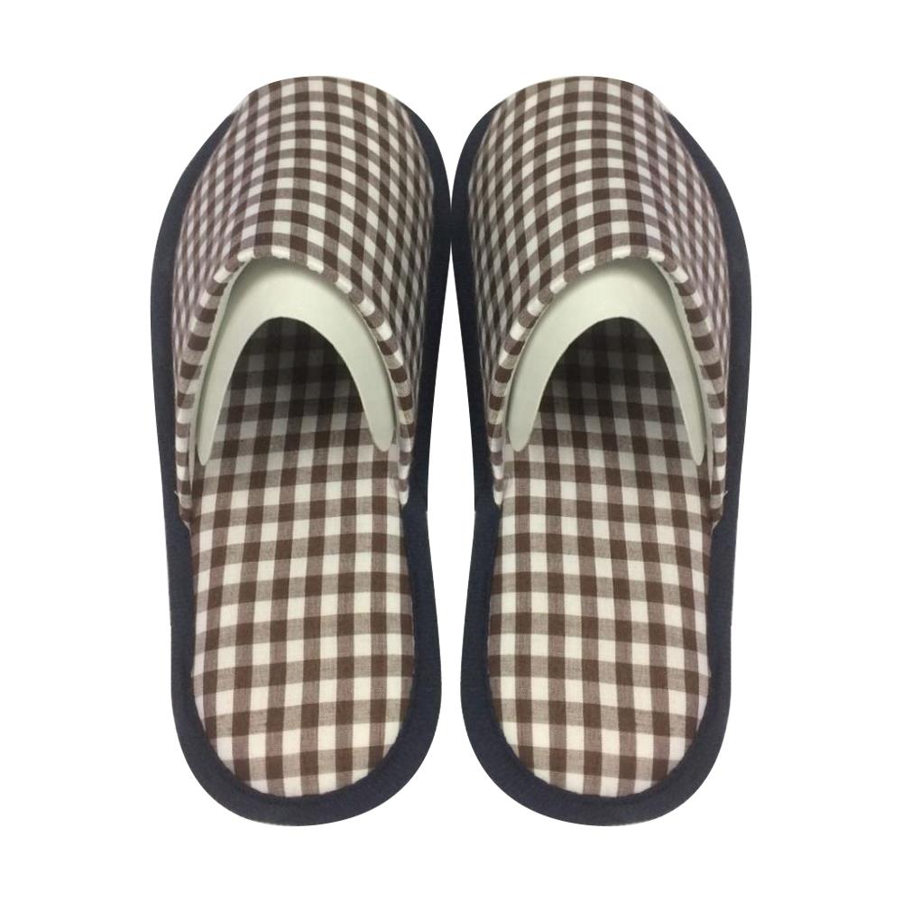 SLIPPERS HOME LIVING STYLE SELFLE DARK BROWN