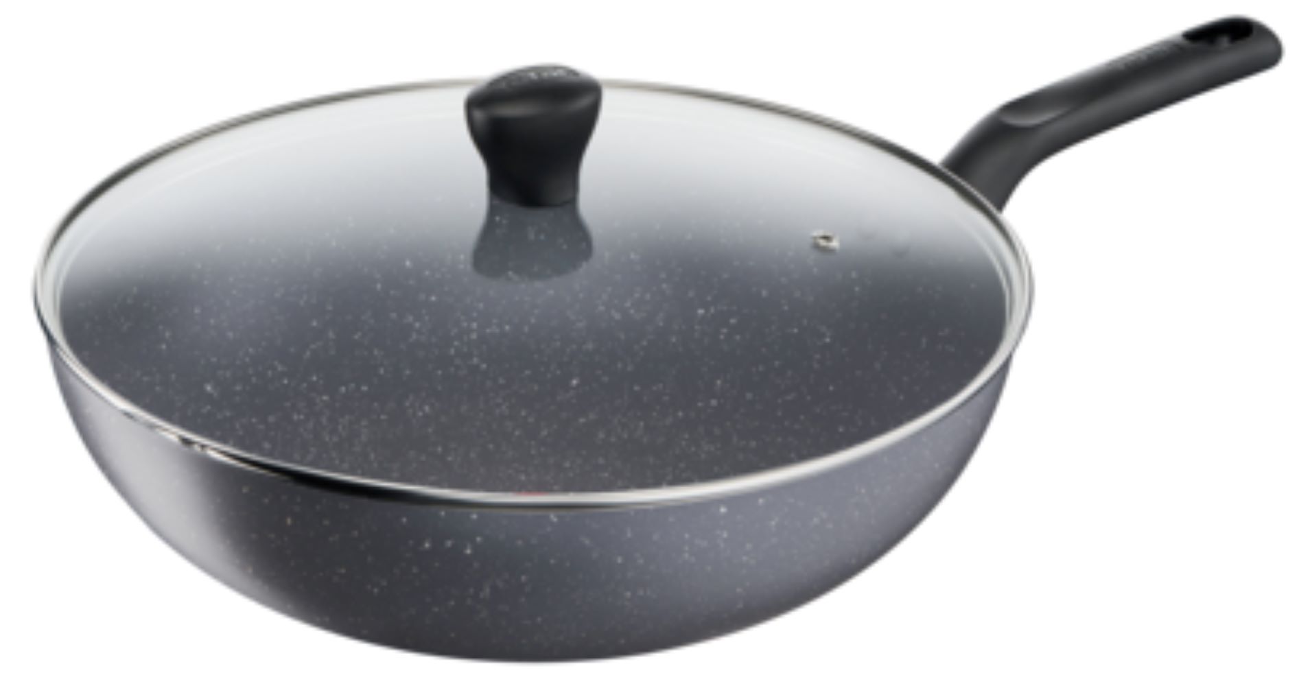 TEFAL WOKPAN NATURE WITH LID B22692 28 CM GREY