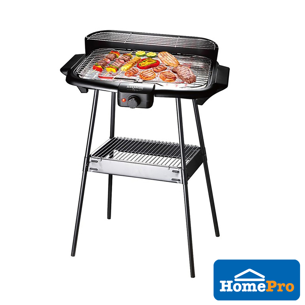HANABISHI ELECTRIC BBQ SET WITH STAND HA1399