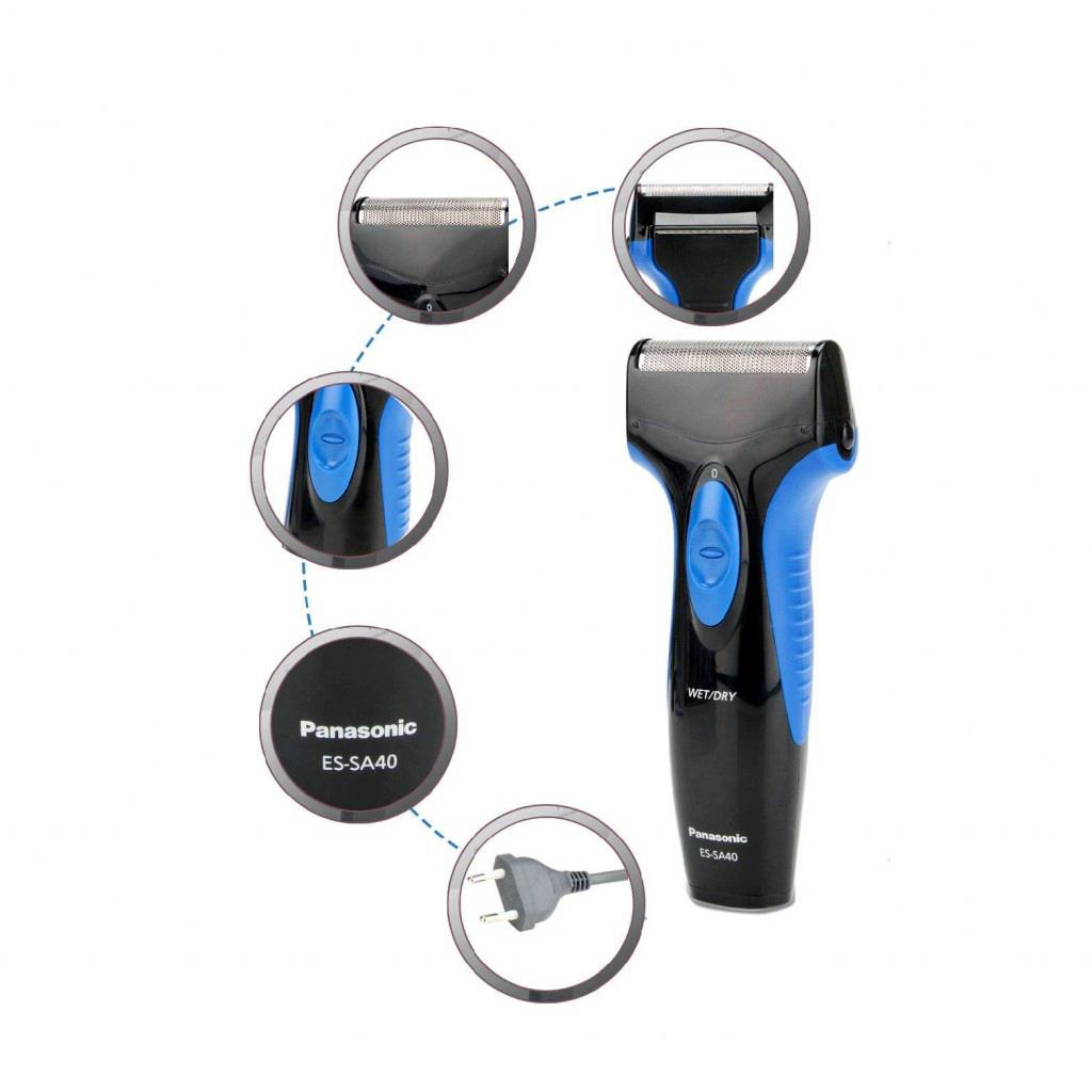 PANASONIC RECHARGEABLE SHAVER ES-SA40-K453 BLACK