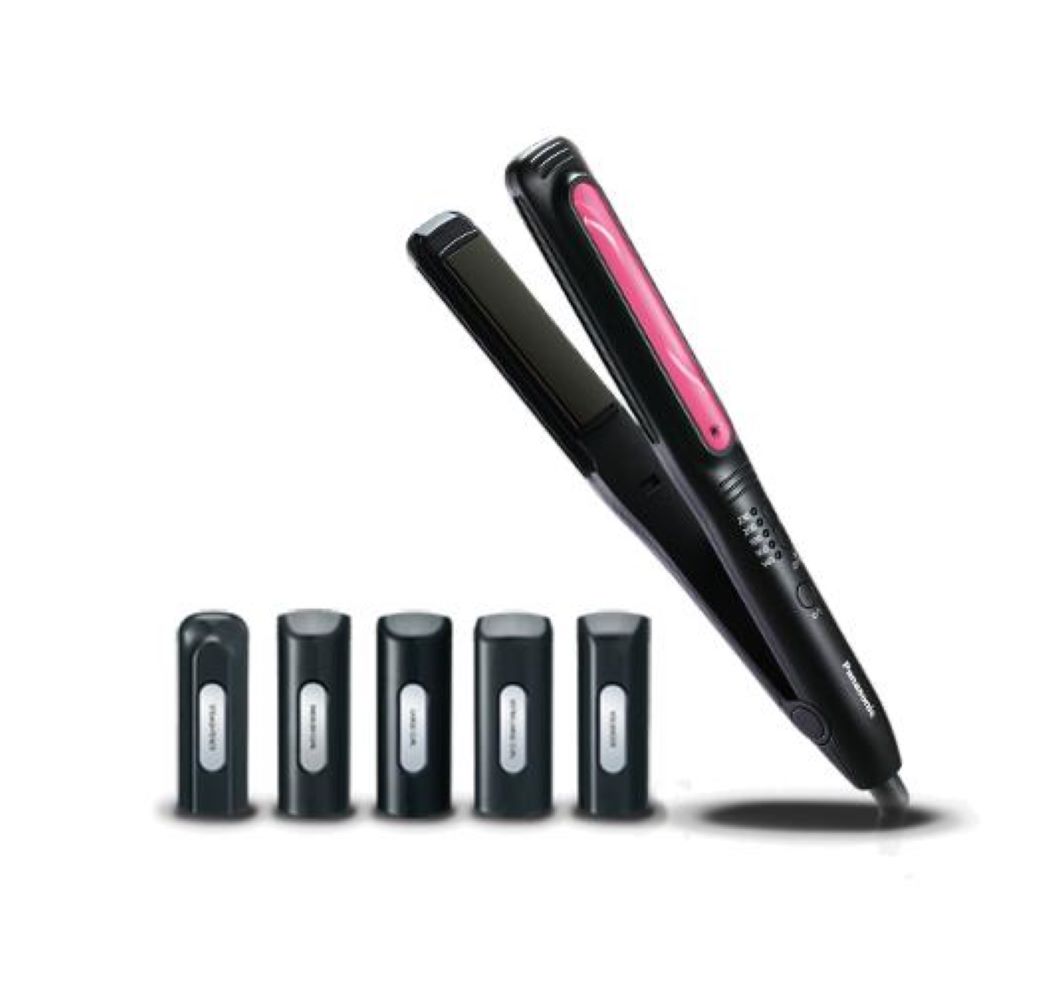 PANASONIC HAIR STRAIGHTENING AND CURLING EH-HV52-K655 BLACK