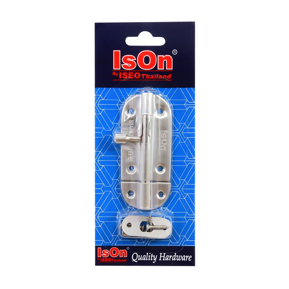 DOOR BOLT ISON 148 2" SILVER