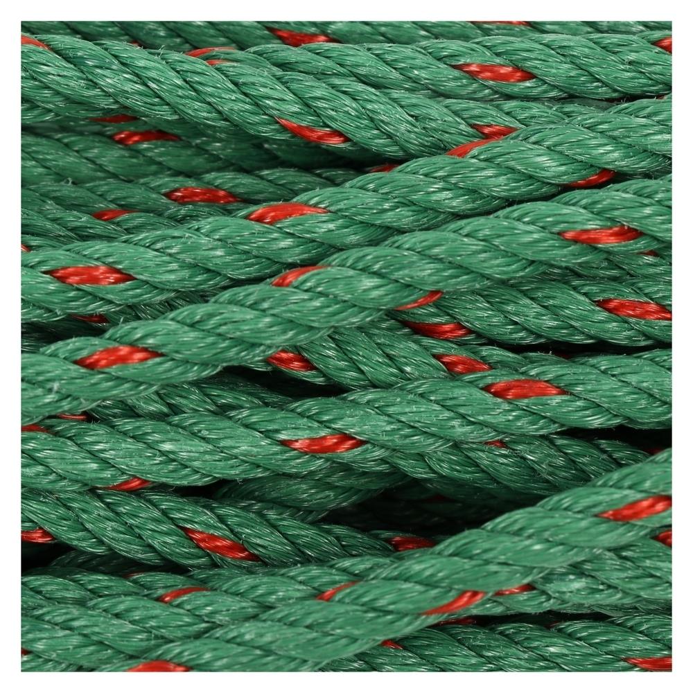BRAIDED NYLON ROPE ELEGANCE 6MMX15M GREEN