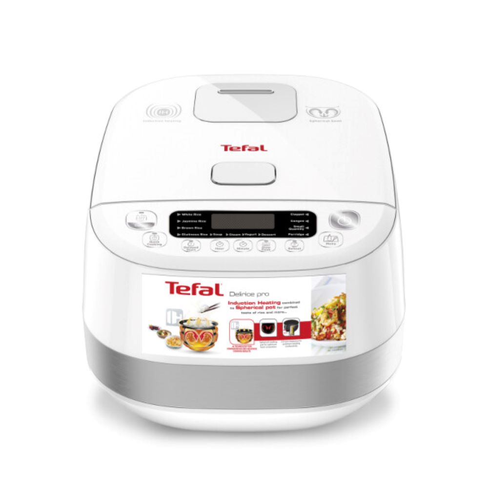 TEFAL RICE COOKER SPHERICAL RK808 1.5L WHITE