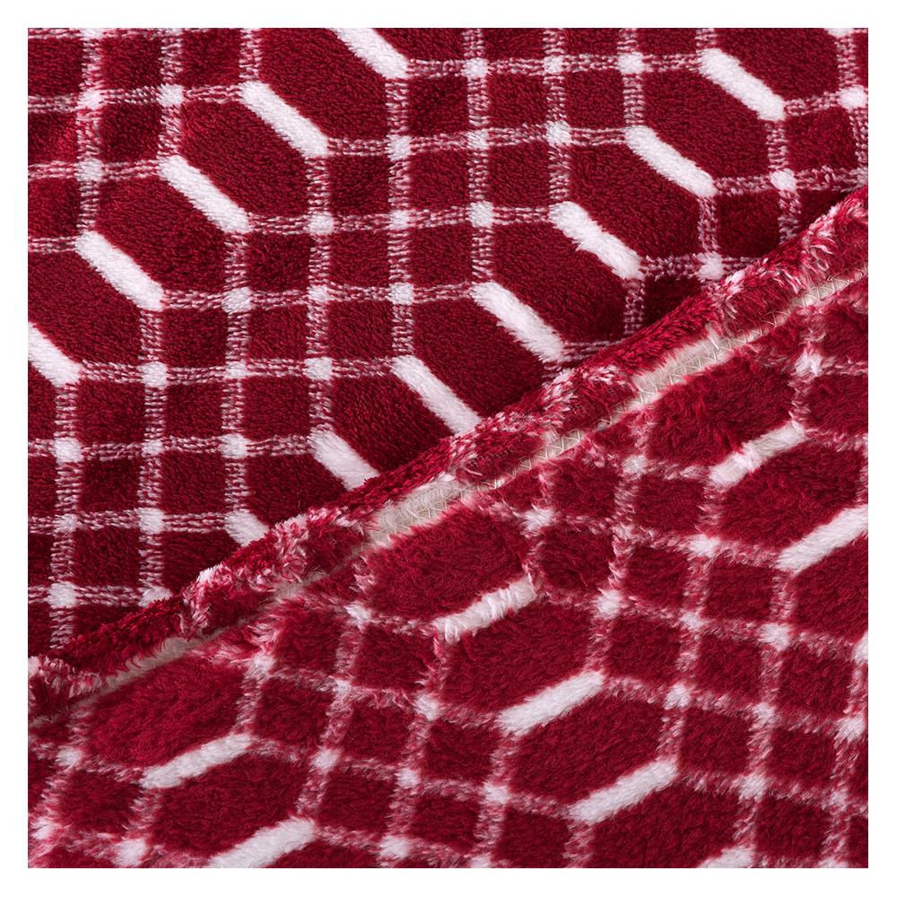 BLANKET HOME LIVING STYLE CHAIN 60X80" WINE