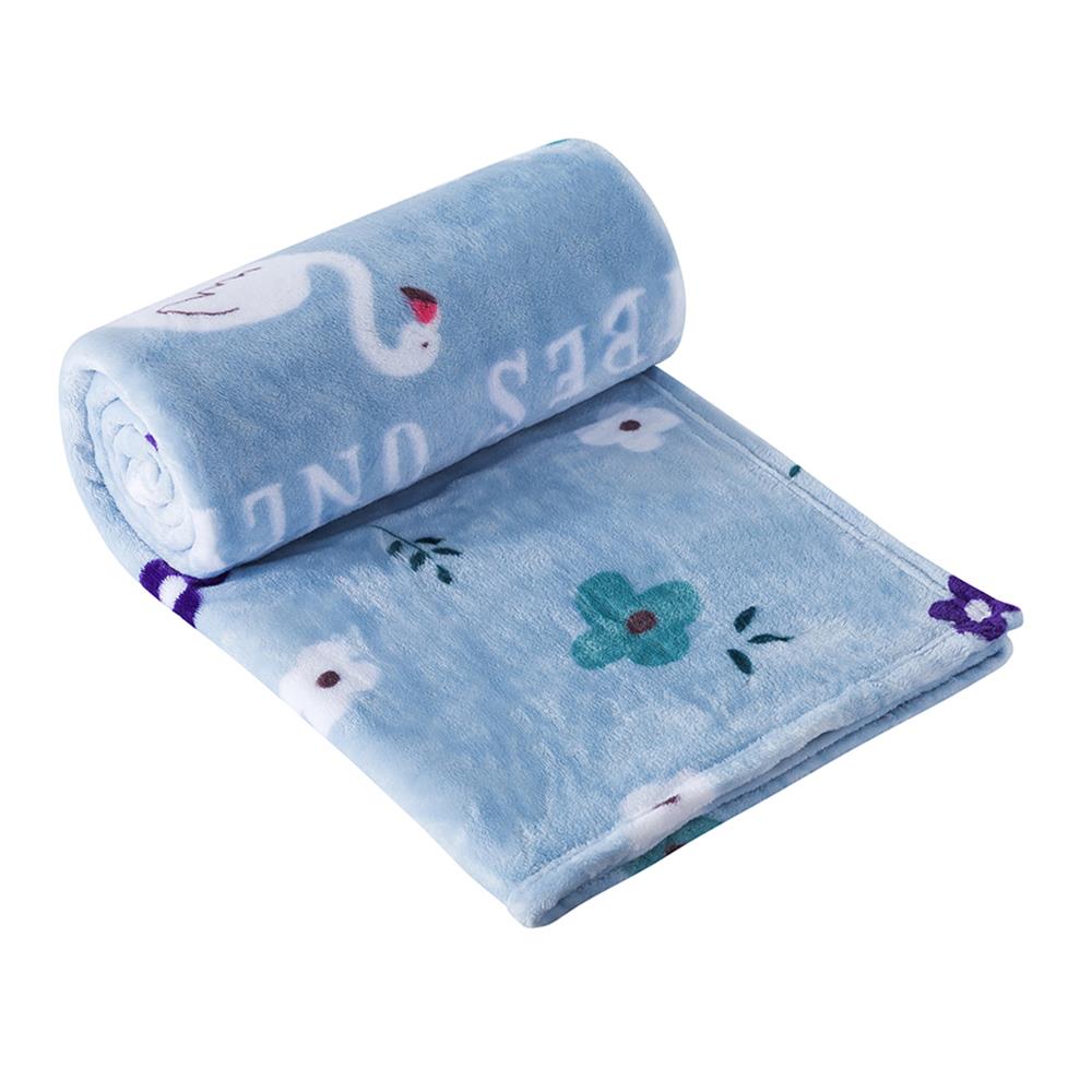 BLANKET HOME LIVING FLAMINGO 50X60" GREY