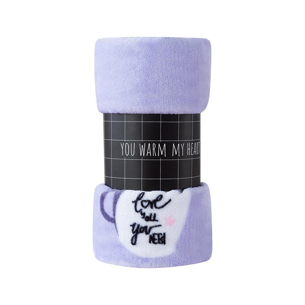 BLANKET HOME LIVING RELAX 50X60" PURPLE