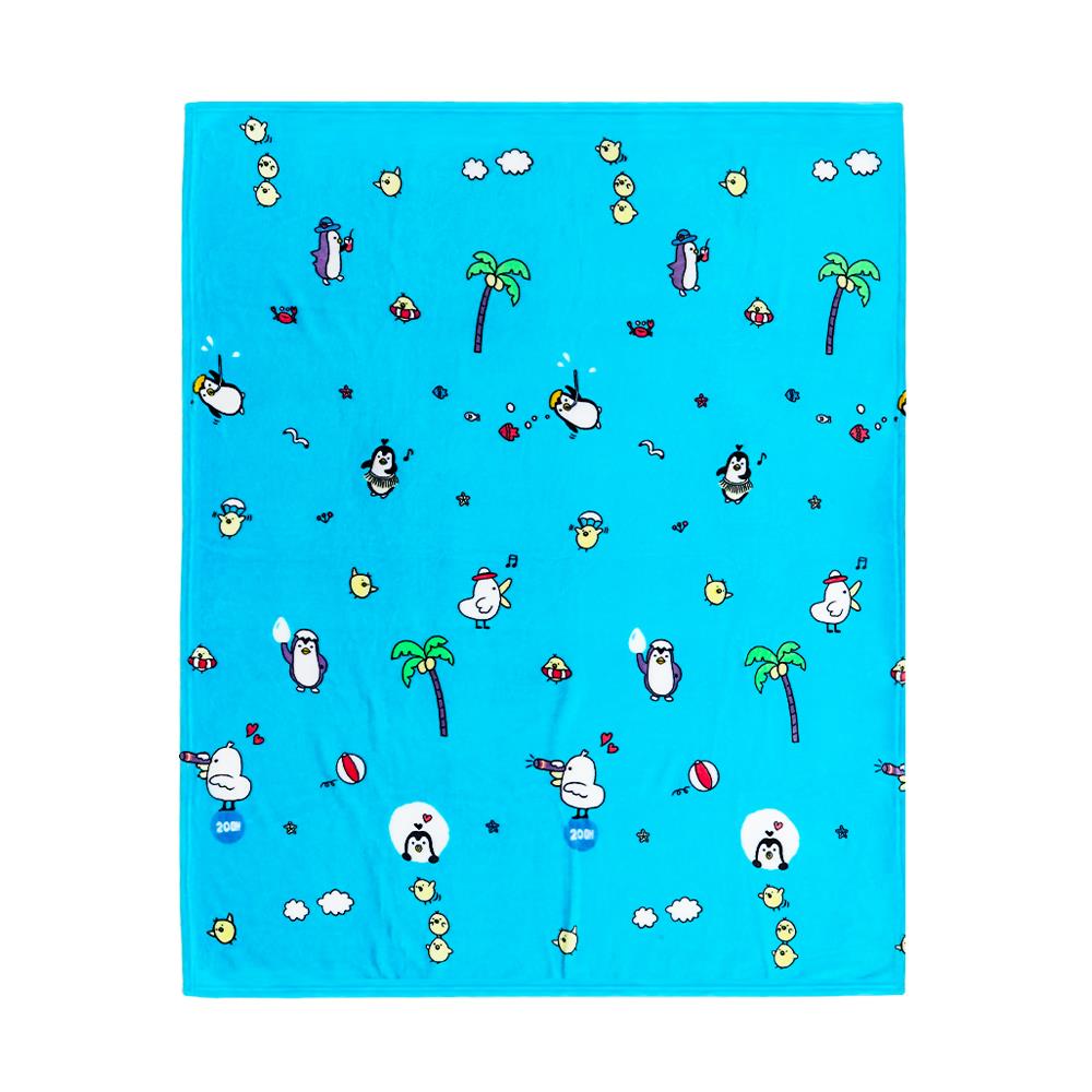 BLANKET HOME LIVING PENGUIN 50X60" BLUE