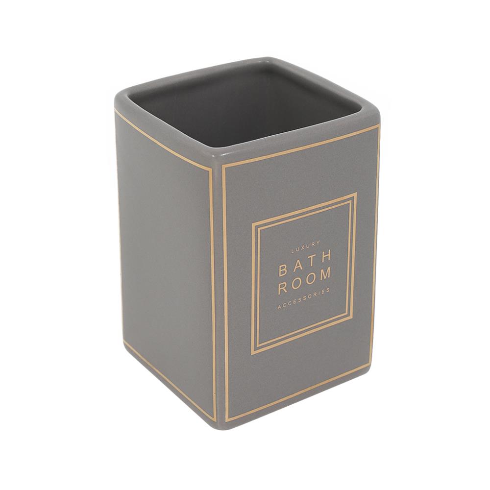 TUMBLER CERAMIC CE-2402-GRAY-TM