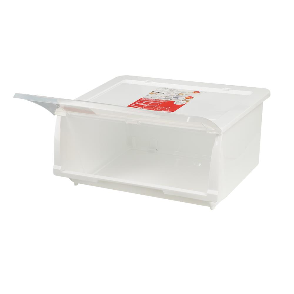 STORAGE BOX STACKO HV35 38.8X51X23CM WHITE