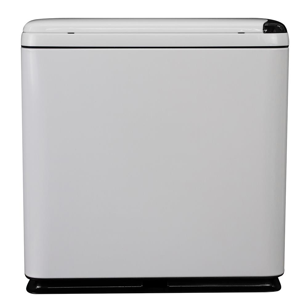 DUSTBIN SENSOR CARBON STEEL 9L WHITE