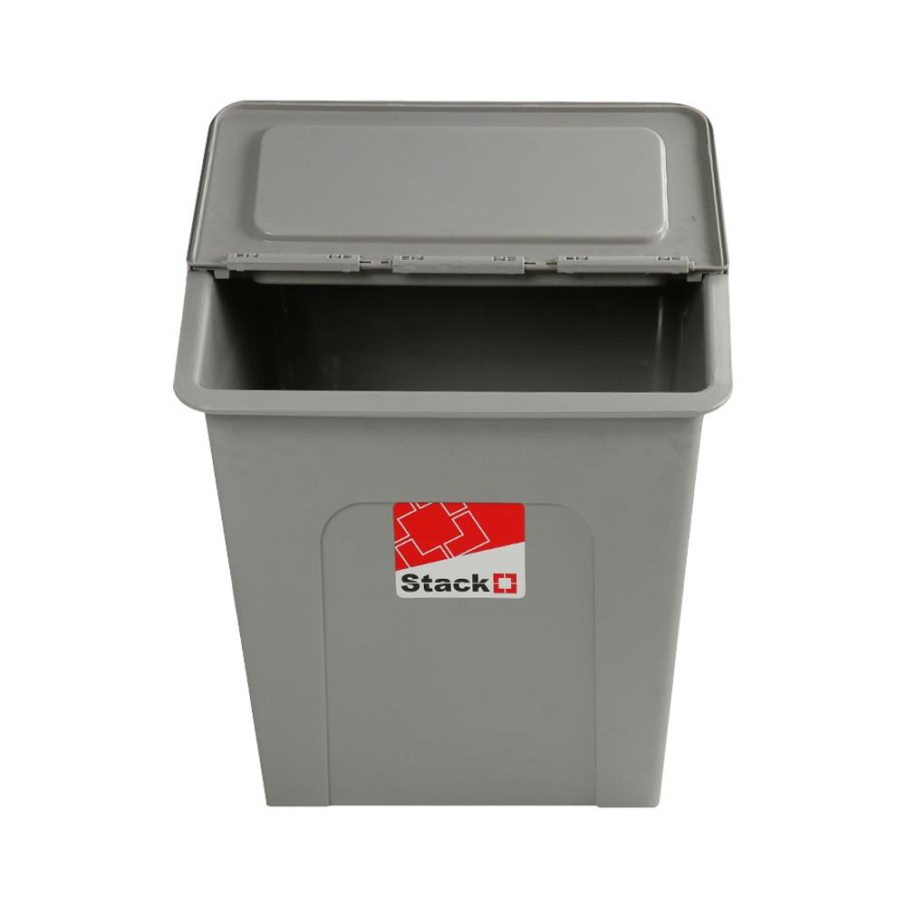 STORAGE BOX STACKO PARROT NEST 27L GRAY